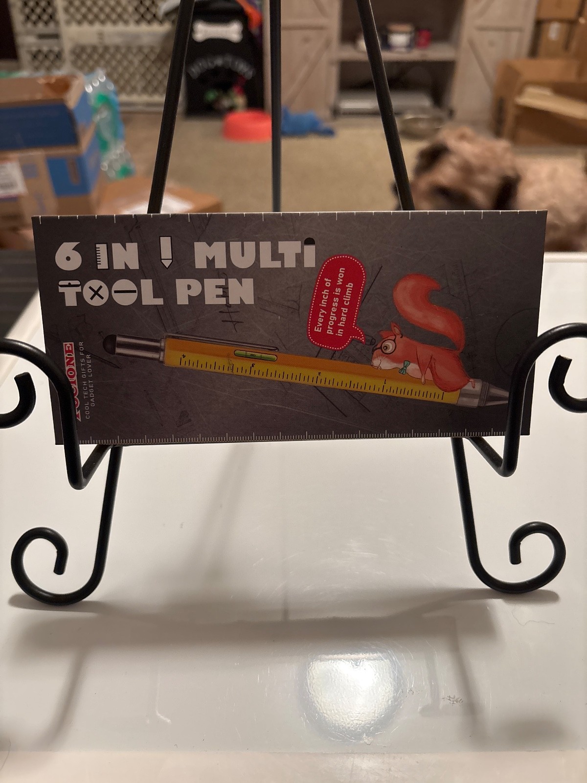 Pocione 6 in 1 Multi Tool Pen NIB Stylus Level Ruler Screwdriver