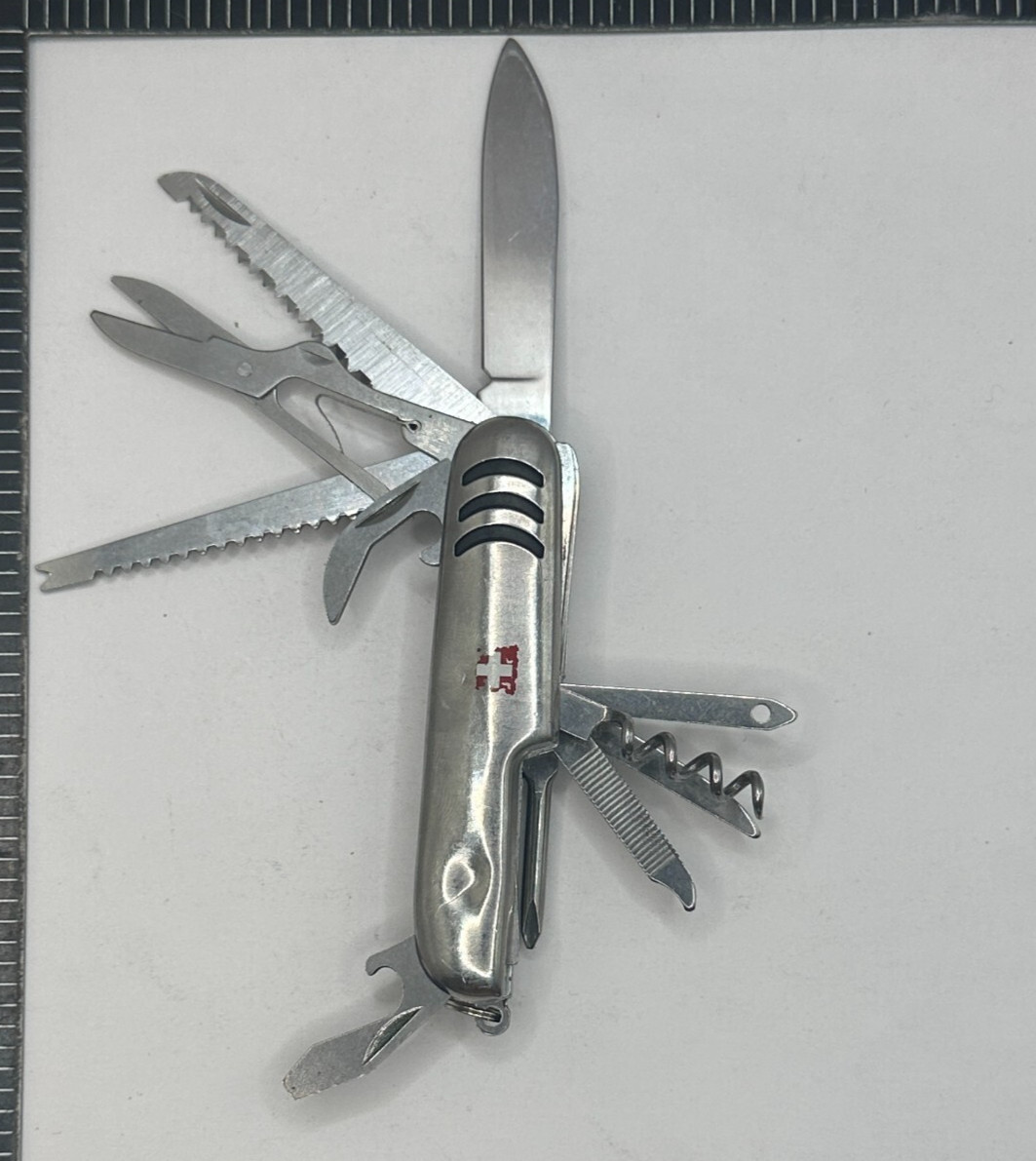 Multi-function Camping Hiking Pocket Knife – 7 tools – Stainless Steel🔔