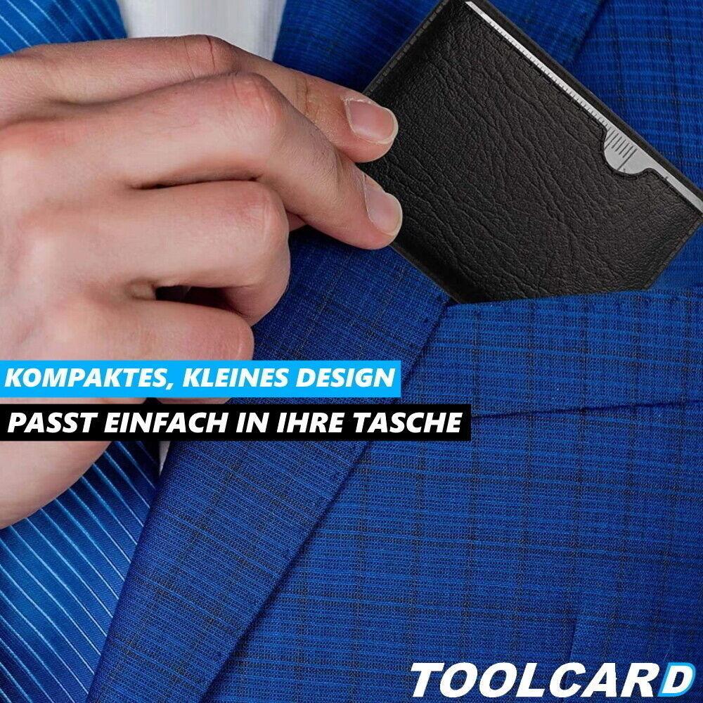 TOOLCARD Multitool Credit Card Knife Saw Opener Check Card Tool 14in1