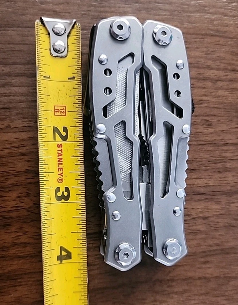Stainless Steel Multifunctional Folding Pliers and Tools with Case! Multipurpose