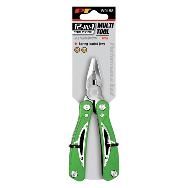 12-in-1 Anodized Aluminum Mini Multi Pliers Set w Merchandising Box