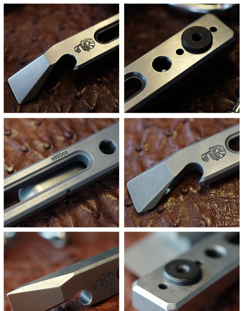 N690 Pry bar EDC Tool Corrosion-resistant High hardness Multi-functional