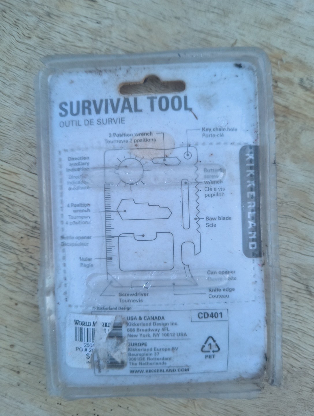 Kirkland Pocket Survival Tool 11 Function, with Storage Pouch