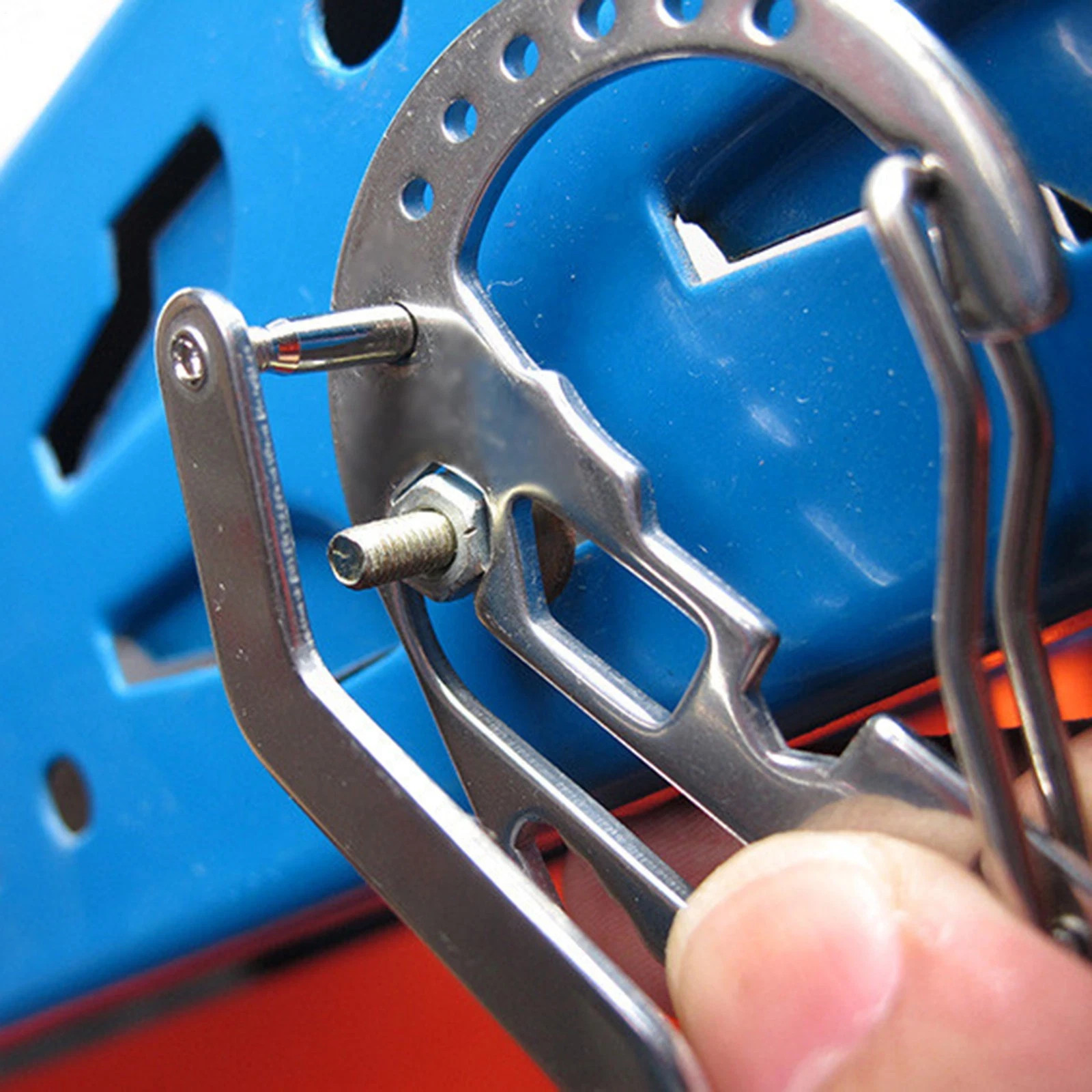 Stainless Multi Tool EDC Pocket Survival Carabiner Screwdriver Keychain Wrench**
