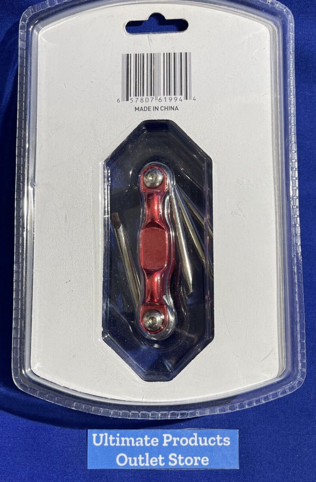 Folding Utility Key Set- 5 Piece Rich Tool Anodized Aluminum Body