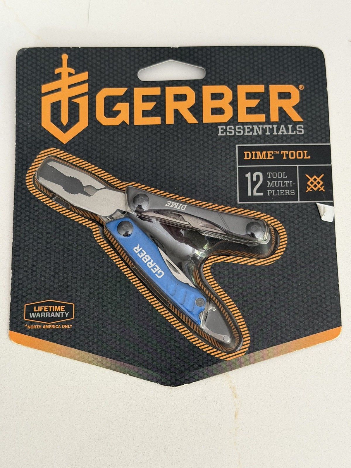Gerber Dime Blue Mini Multi Tool 12 Function Pliers Pocket Keychain NEW