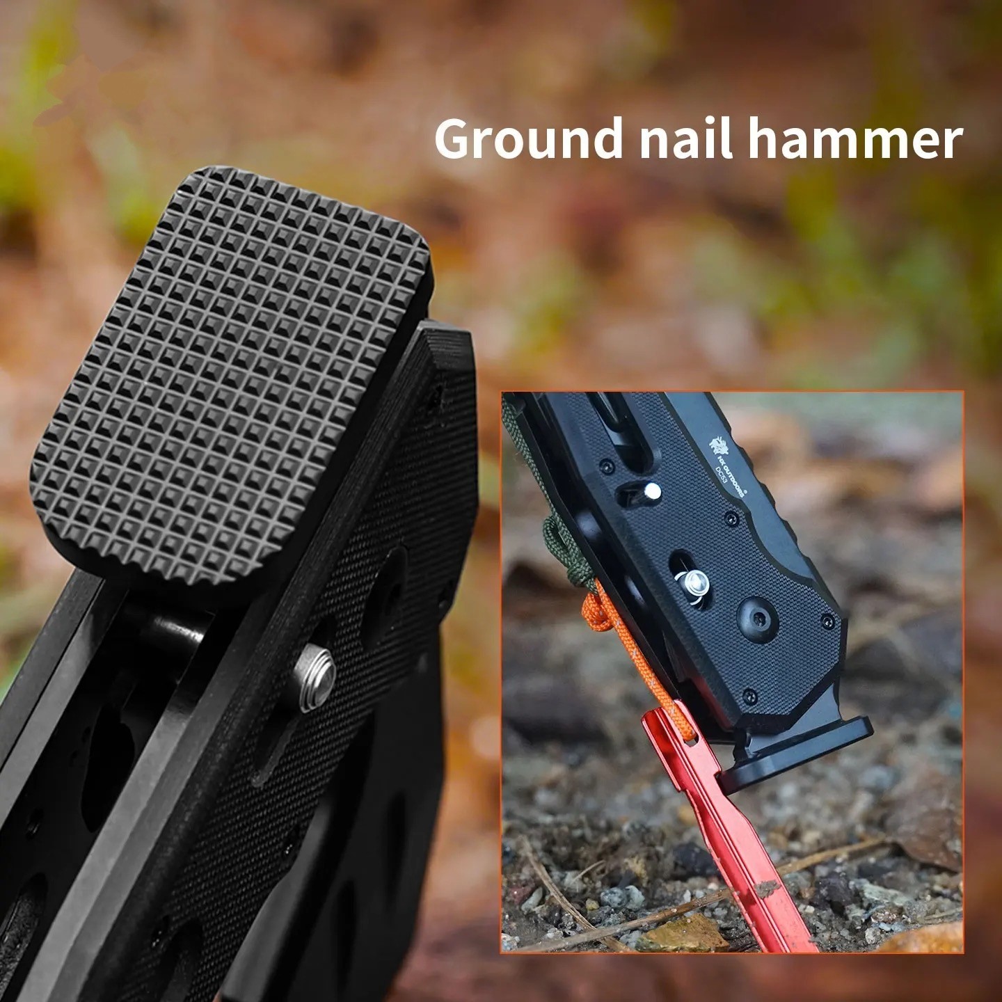 Mini Small Pocket Folding Axe Foldable Hatchet Tomahawk Hammer Survival Camping