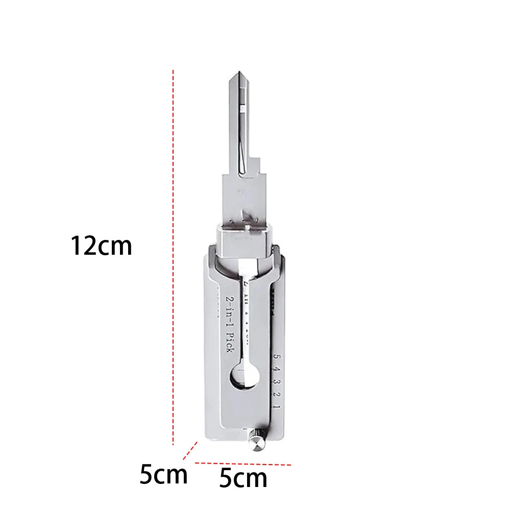 Stainless Steel Key Decoder SS001 Precision Hook O-Ring Pick Repair Hand Tool