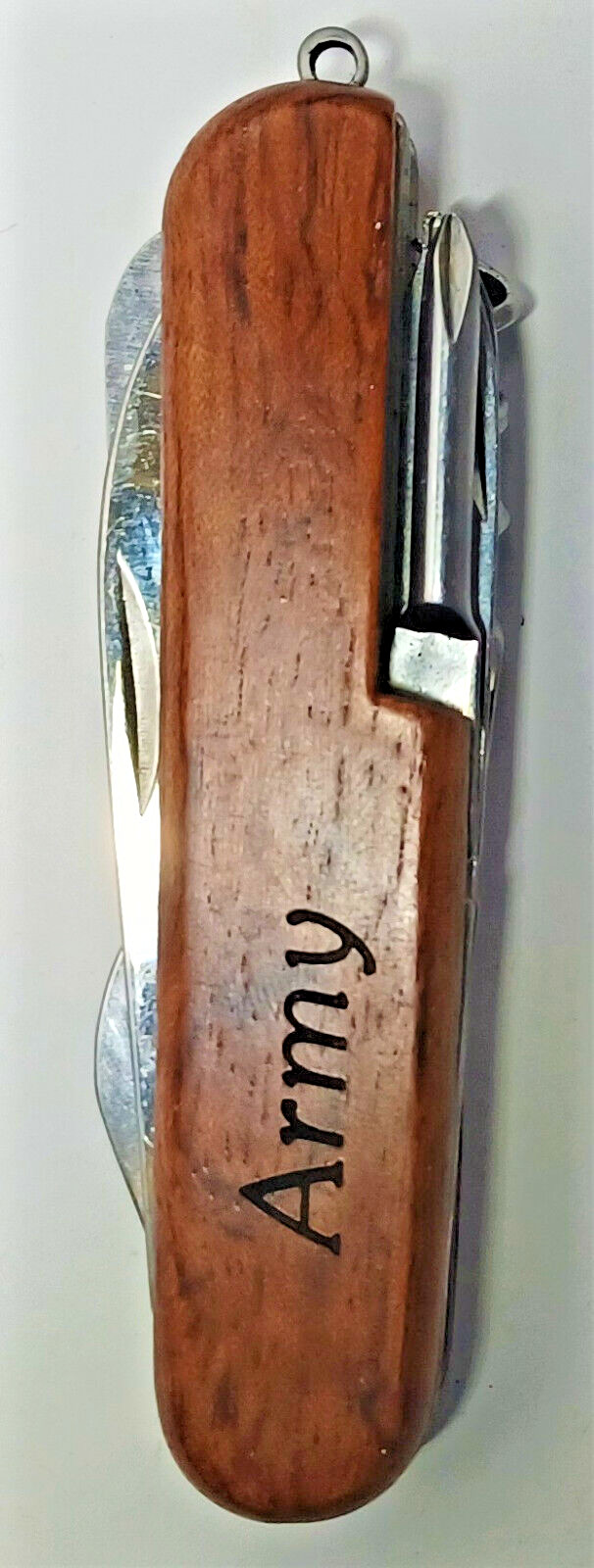 Vtg California Redwoods Multitool Engraved Army Knife