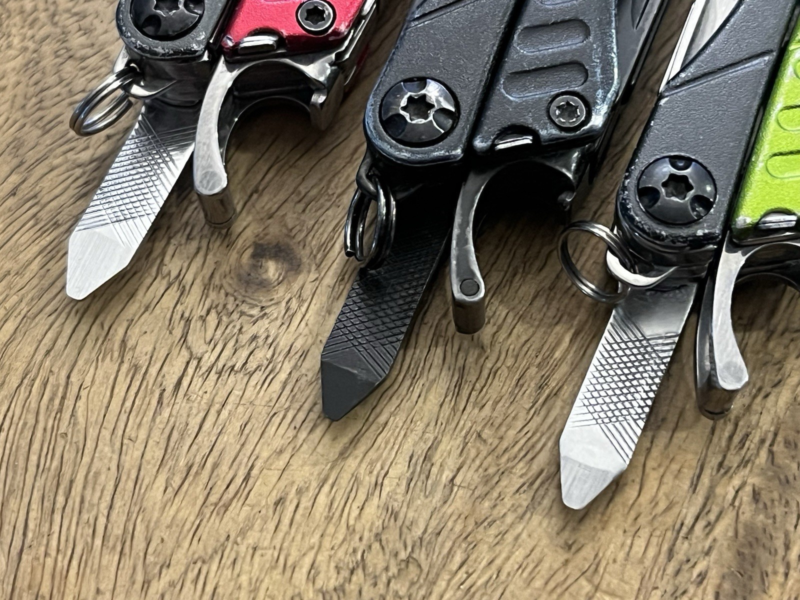 Gerber Dime Mini Multi-Tool Knife Pliers Scissors Driver SUPER Nice! Lot Of 3