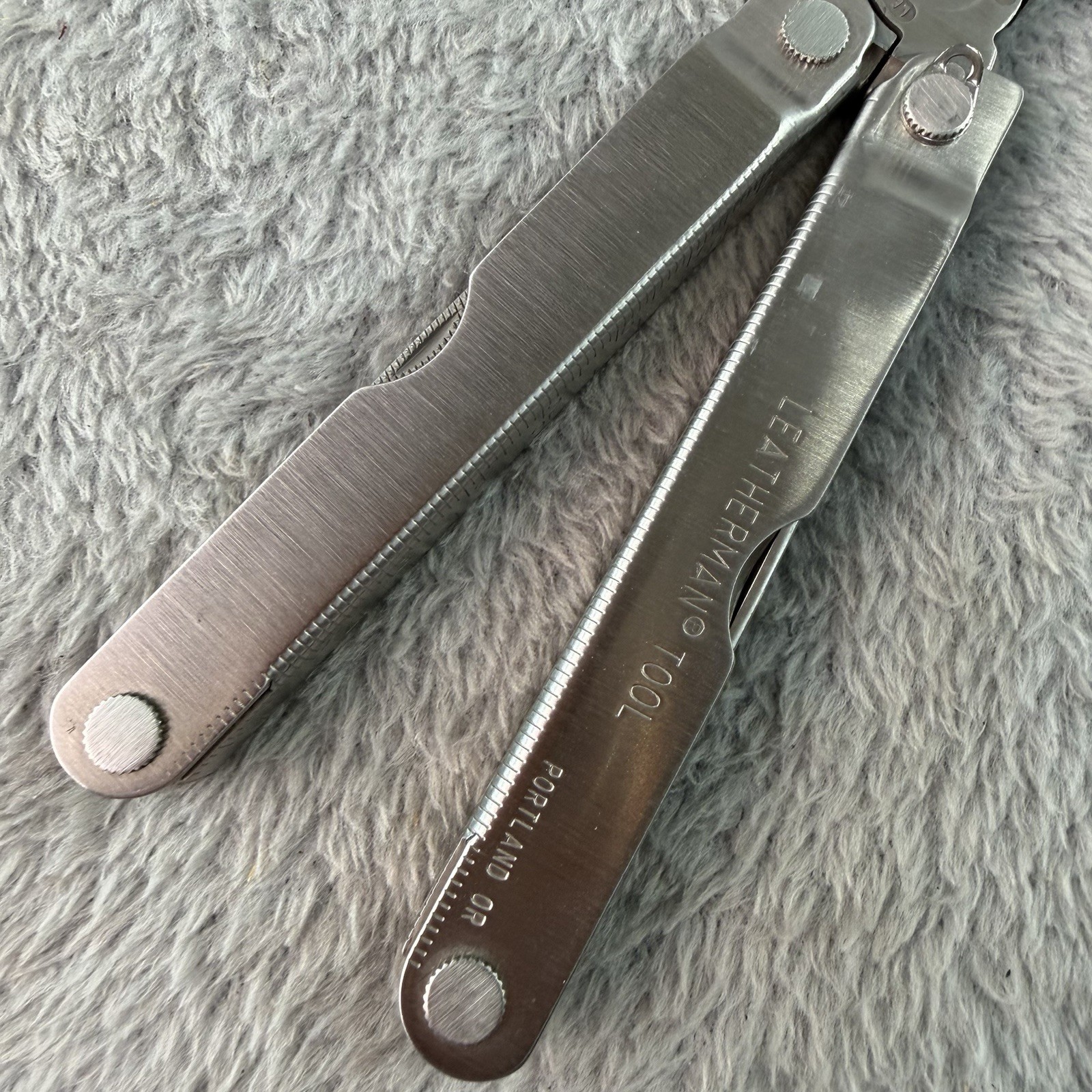 Vtg Leatherman PST Multi Tool FORD Promotion 0499 USA w Leather Sheath B551