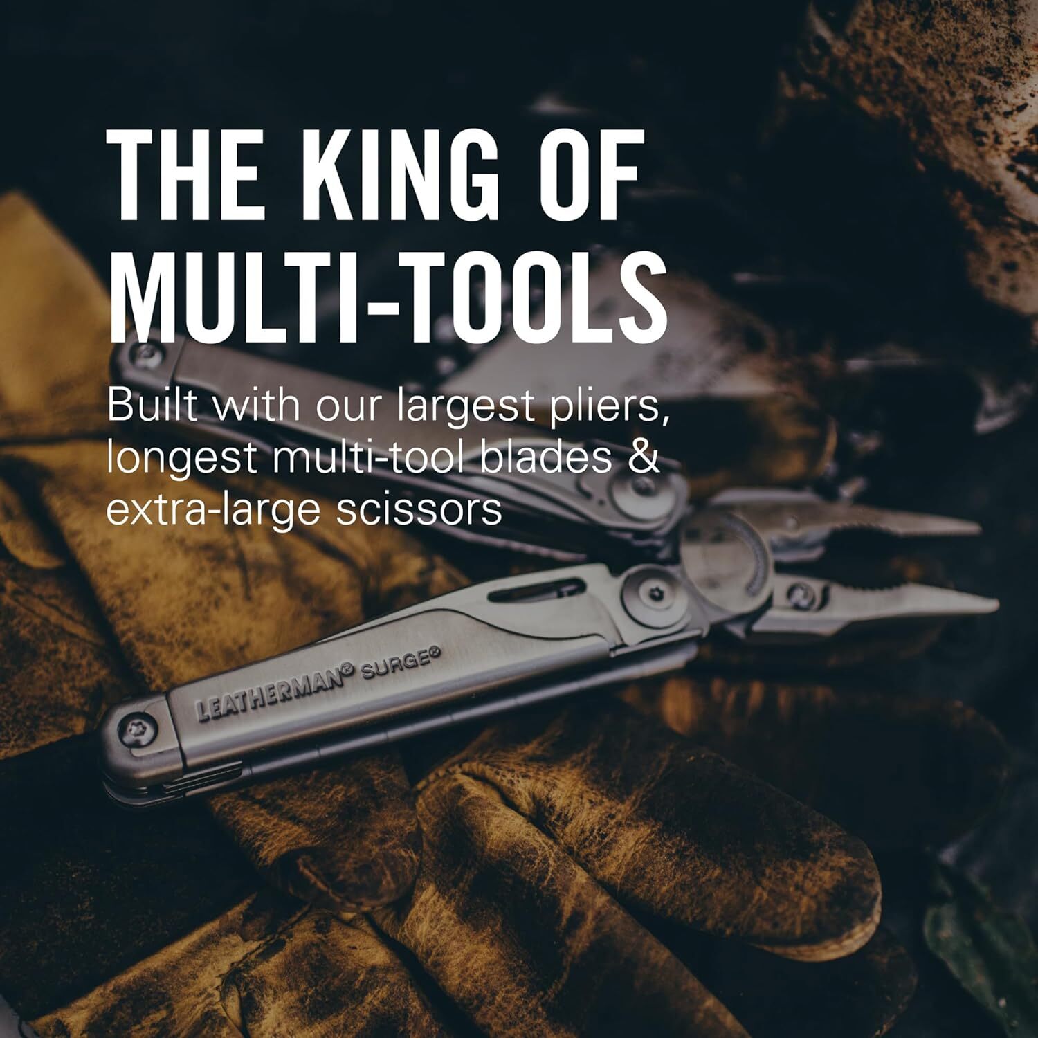 , Surge, 21-In-1 Heavy-Duty Multi-Tool for Work, Home, Garden, DIY & Auto, Stain