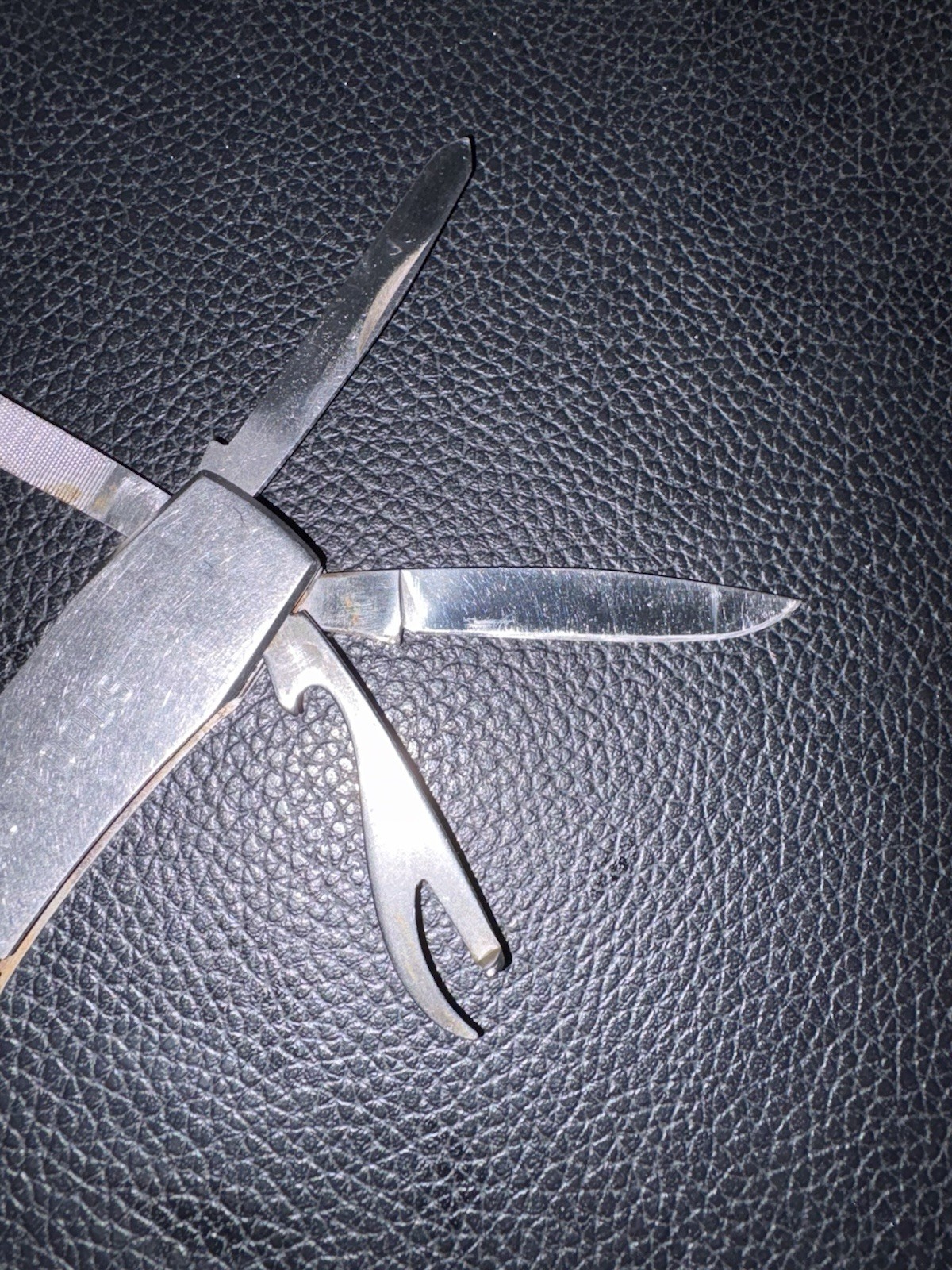 Stainless Steel 3.5 Closed Multi Tool Folding Knife 4 Tools