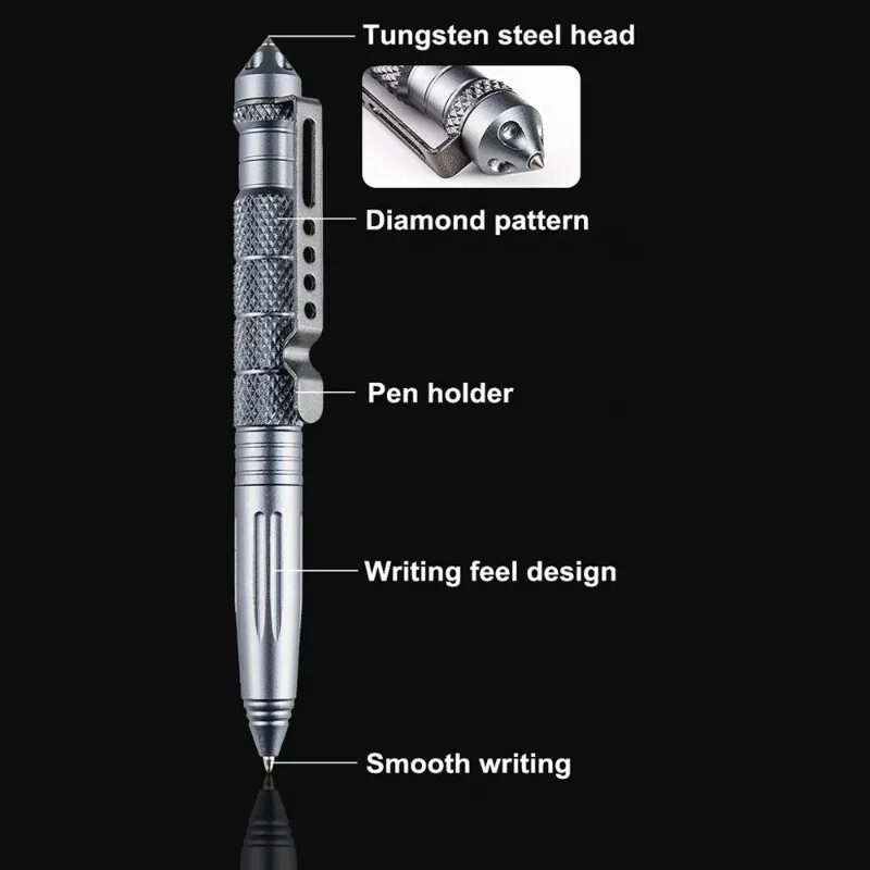 Military Tactical Pen Multifunction Aluminum AlloyOutdoor Camping Security