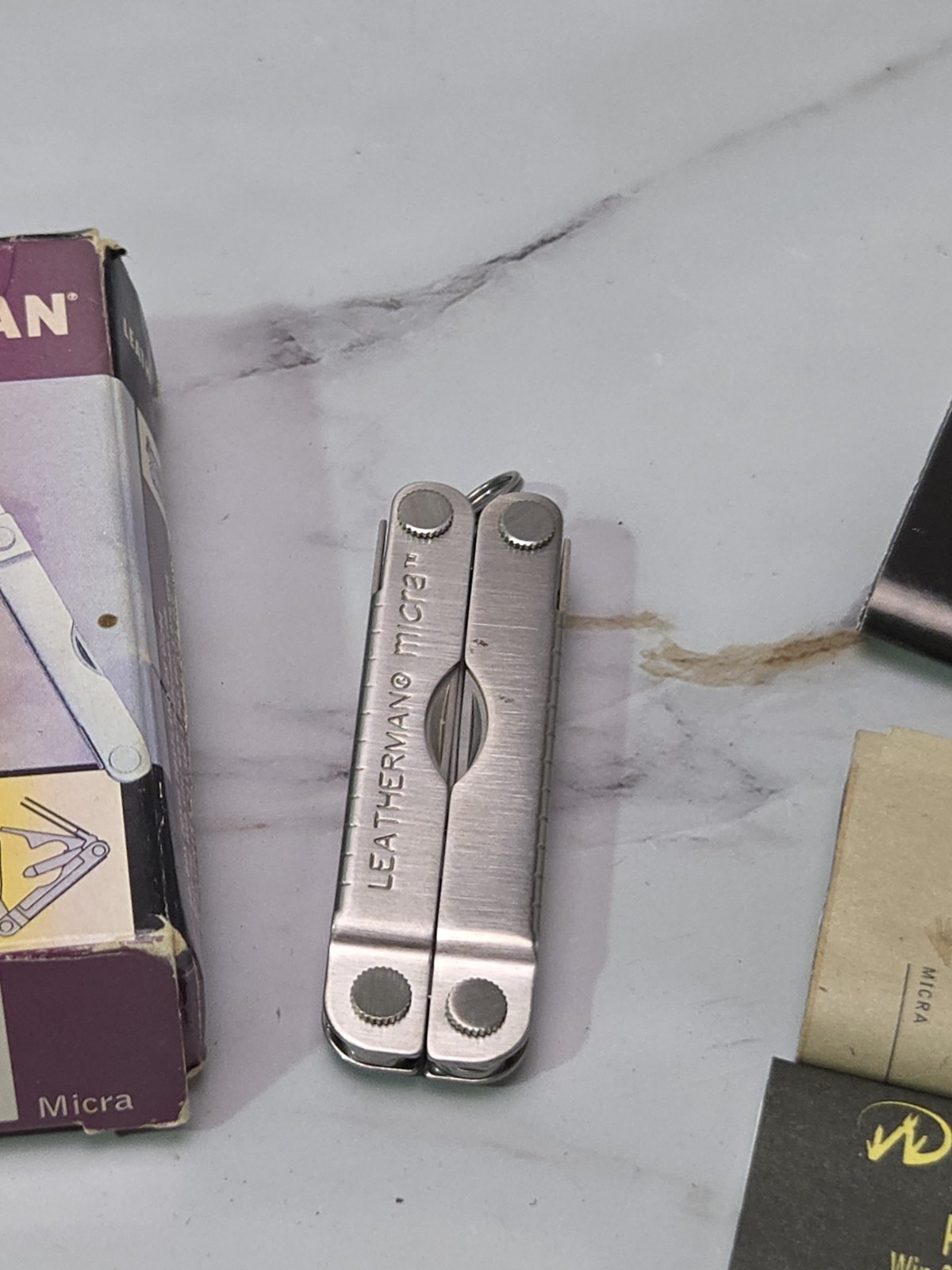 NEW NOS 2003 Leatherman MICRA Collectors item Stainless Steel MADE IN USA