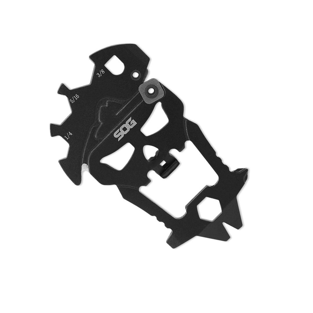 SOG MACV Everyday Carry Portable Compact Steel Keychain Tool | Hardcased Blac…