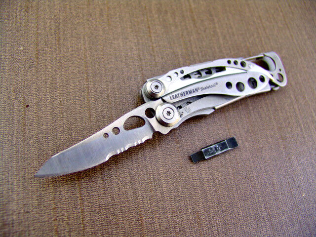 LEATHERMAN SKELETOOL–MULTI TOOL & RETIRED STYLE CS–EXCELLENT–LOT OF 2