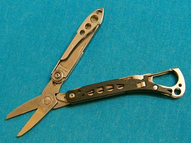 LEATHERMAN STYLE CS FOLDING MULTI TOOL SCISSORS KNIFE TOOLS KNIVES POCKET CLIP