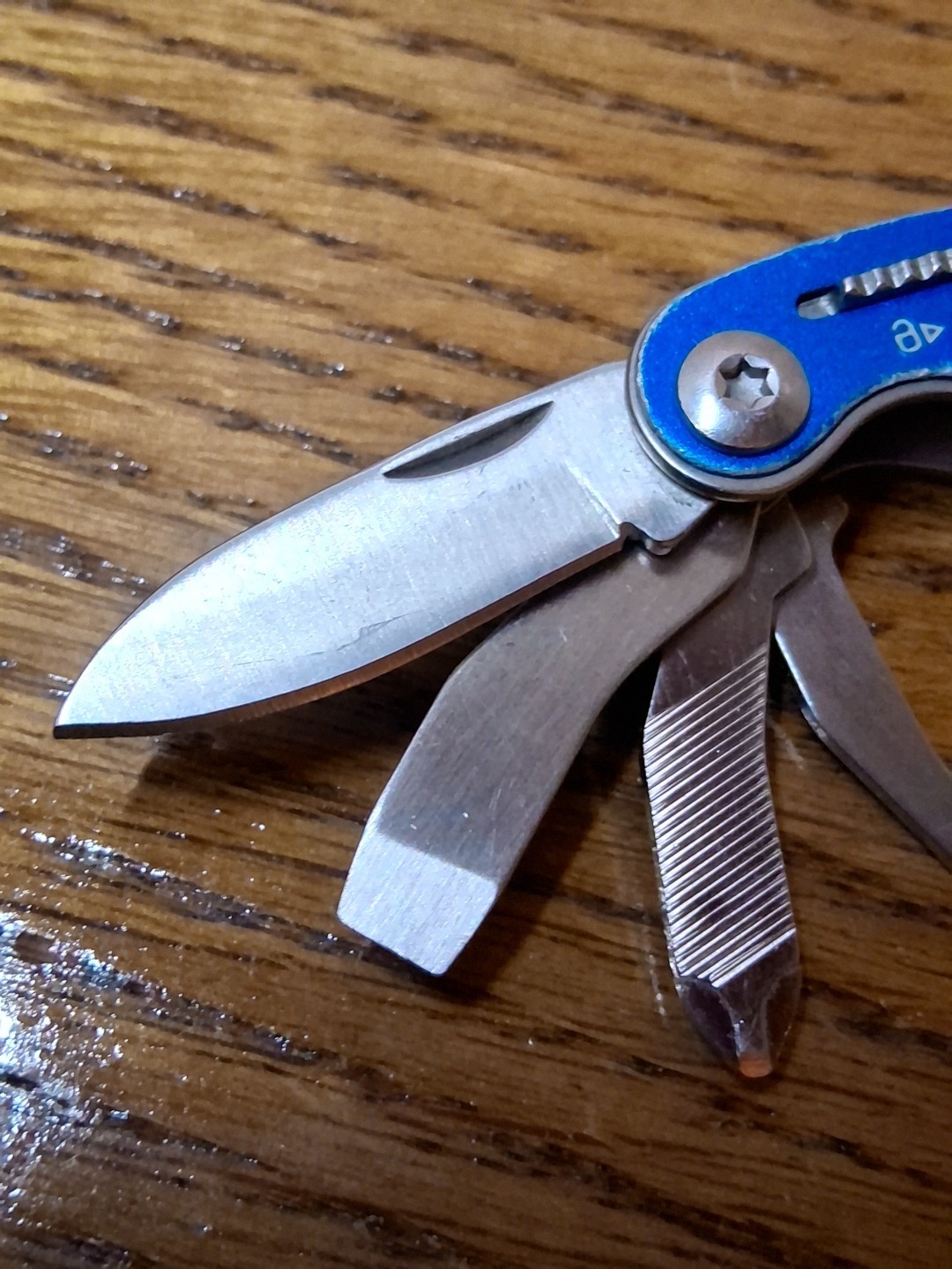Blue Gerber Curve Mini Multitool, Locking Blades, Great Condition