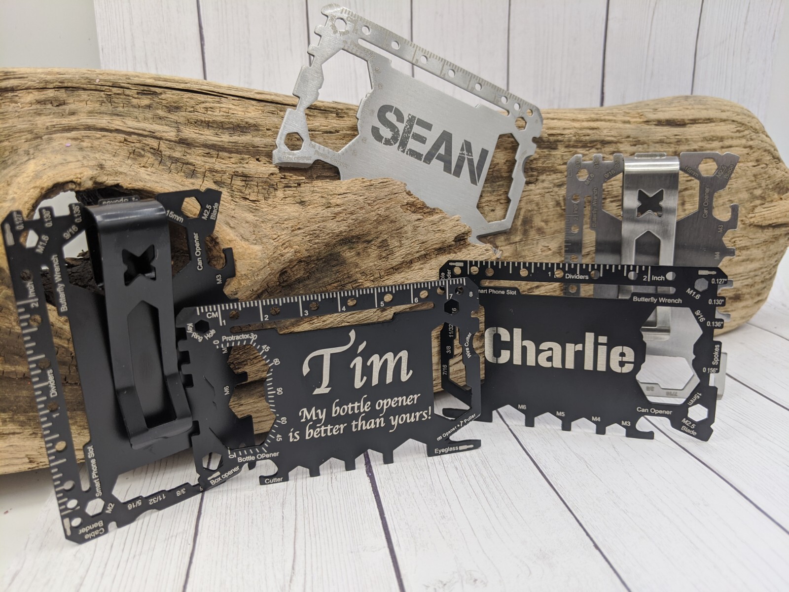 46 in 1 Credit Card Multi Tool – Personalized – Laser Engraved Multi Tool!