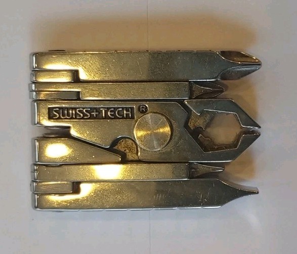 Vintage Swiss-tech Micro Plus Multi utility tool 8 In 1