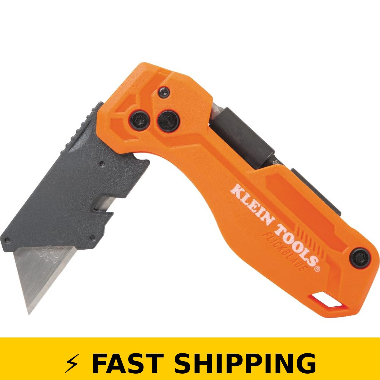 Klein Tools Folding Utility Knife with Impact Driver, Compact Design