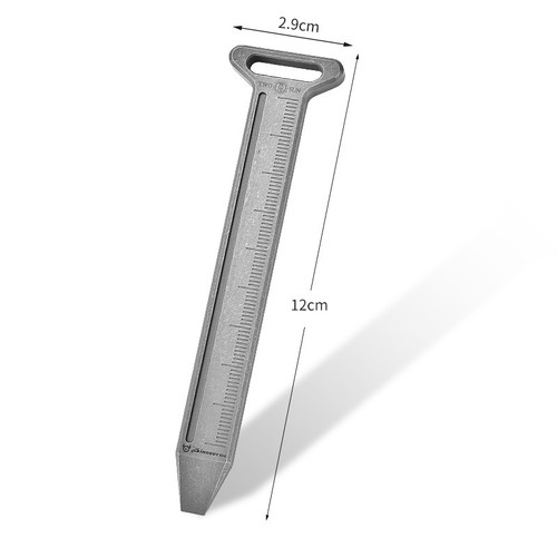 EDC Titanium Alloy Pry Bar Crowbar Ruler Portable Outdoor Camping Multi Tools