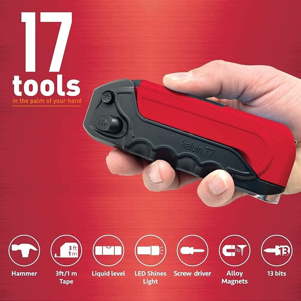 Kelvin Tools – Kelvin 17 Urban Screwdriver Set, All in One Everyday Multitool Sc