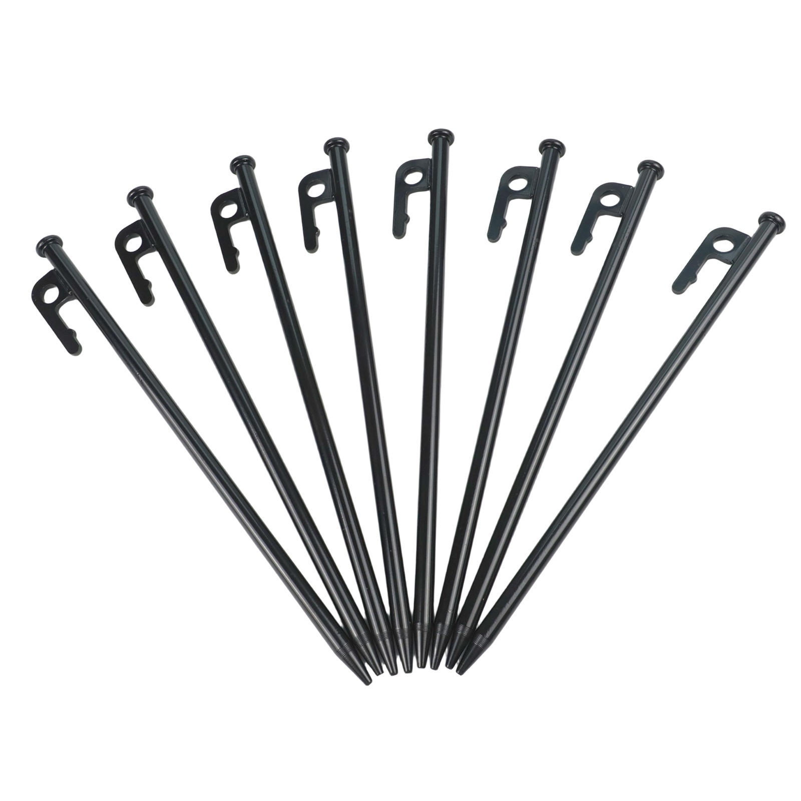 Ergonomic 30CM Tent Stakes for Simple Installation and Removal 8 Pieces
