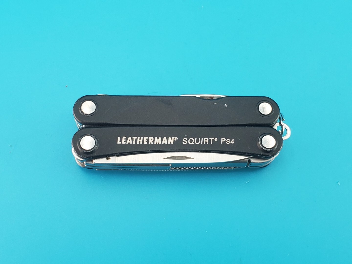 Leatherman SQUIRT PS4 Multi-Tool! BLACK! *broken scissors spring*