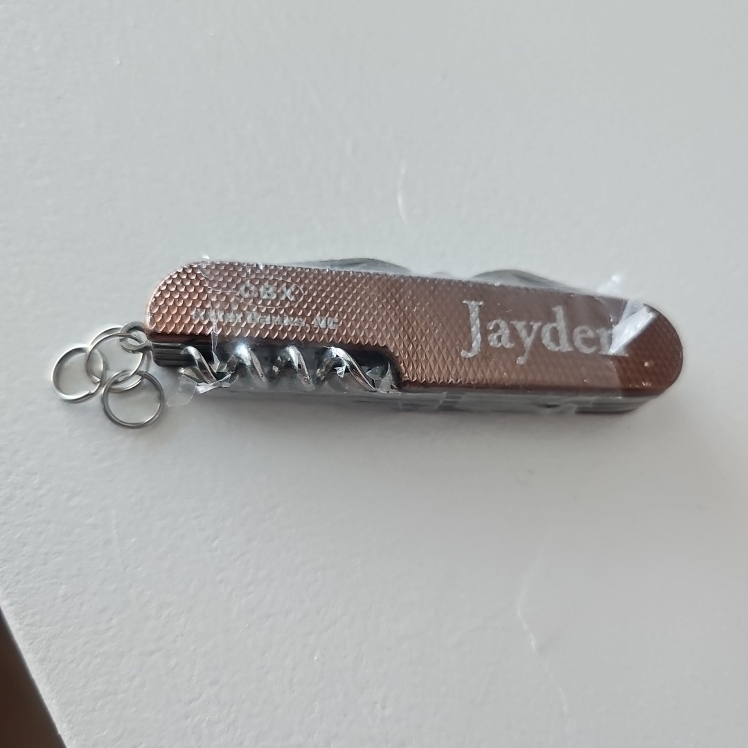 Personalized Pocket Knife/Multi-tool Jayden OBX Outer Banks NC New In Package