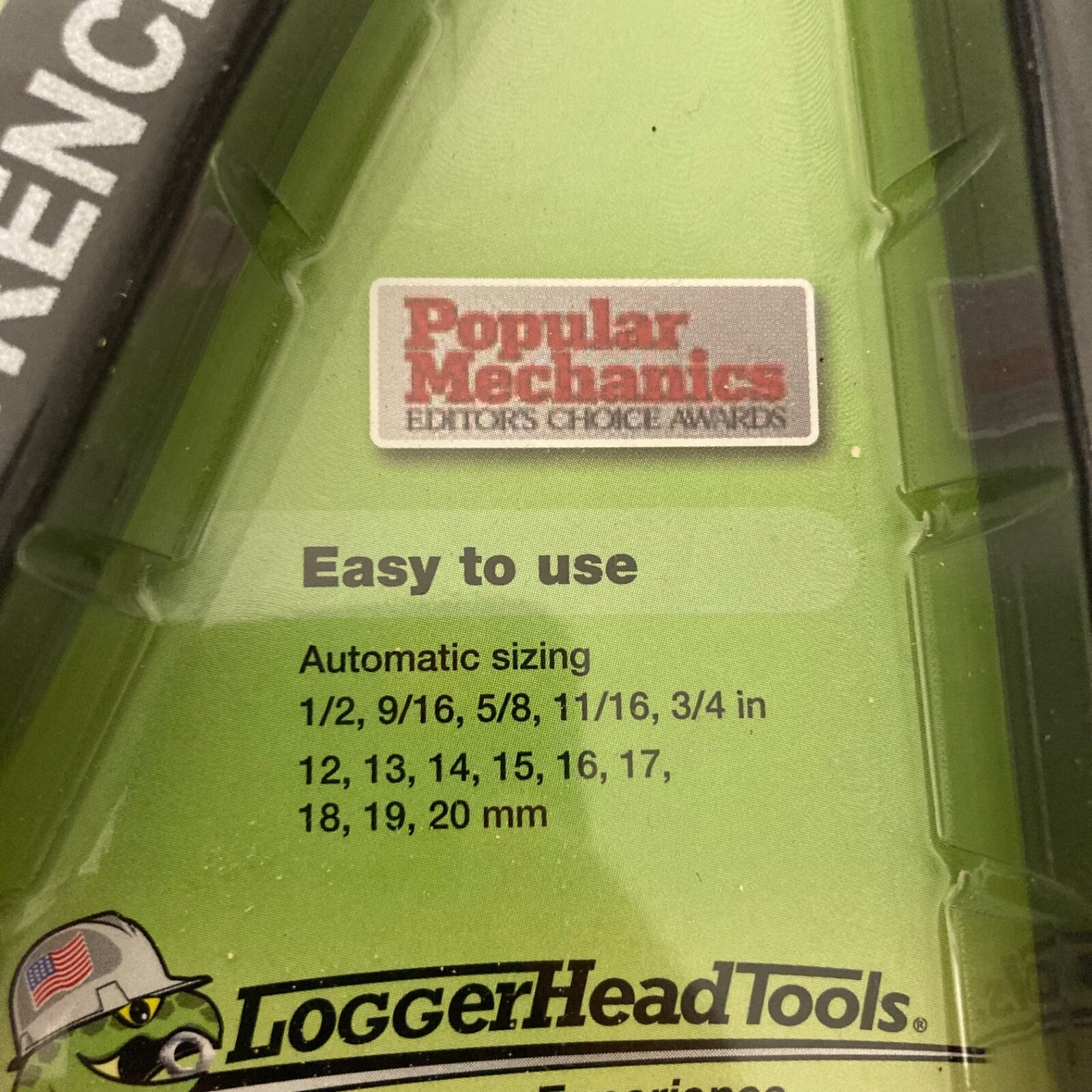 8” Bionic Grip Adjustable Wrench by LoggerHead Tools 14 Wrenches in 1 Toolbox