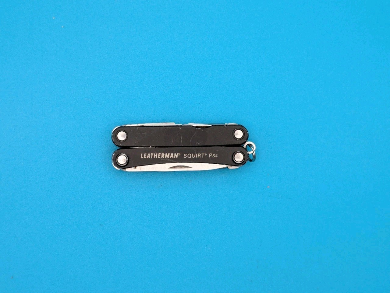 Leatherman SQUIRT PS4 Multi-Tool! BLACK! *broken scissors spring*