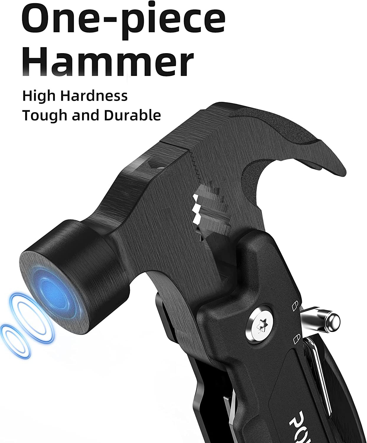 14-In-1 Multitool Hammer, Multitool with DIY Stickers, Safety Lock, Screwdriver
