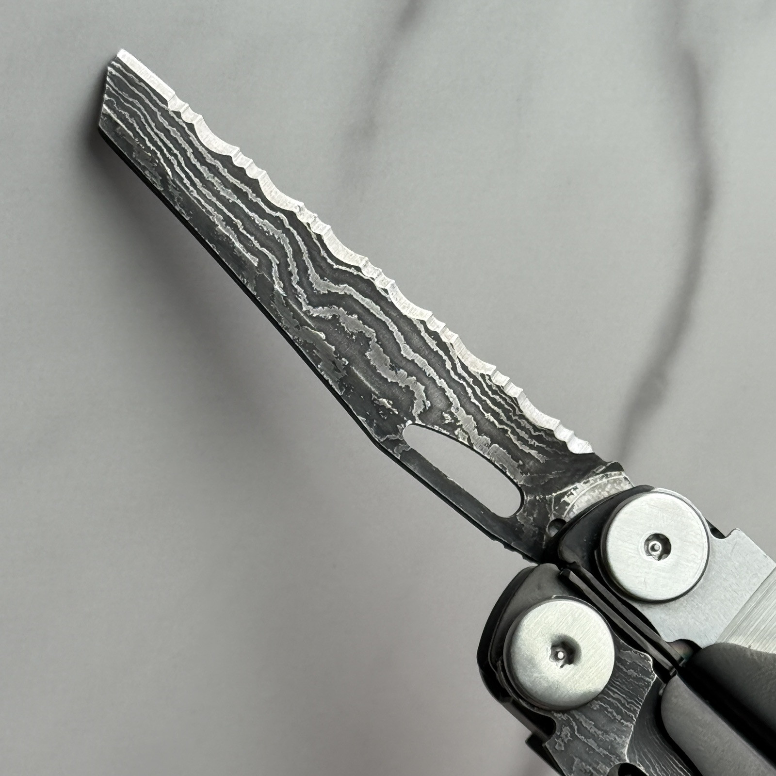 Collectible Limited Edition Leatherman Damascus Wave multitool. Serialized
