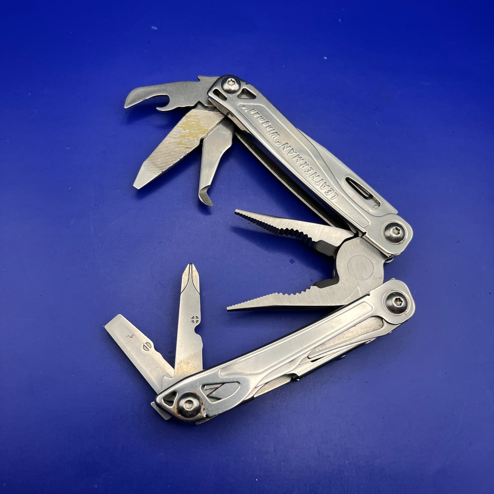 Leatherman Stainless Steel Wingman Multi Tool Scissors Knife Plier