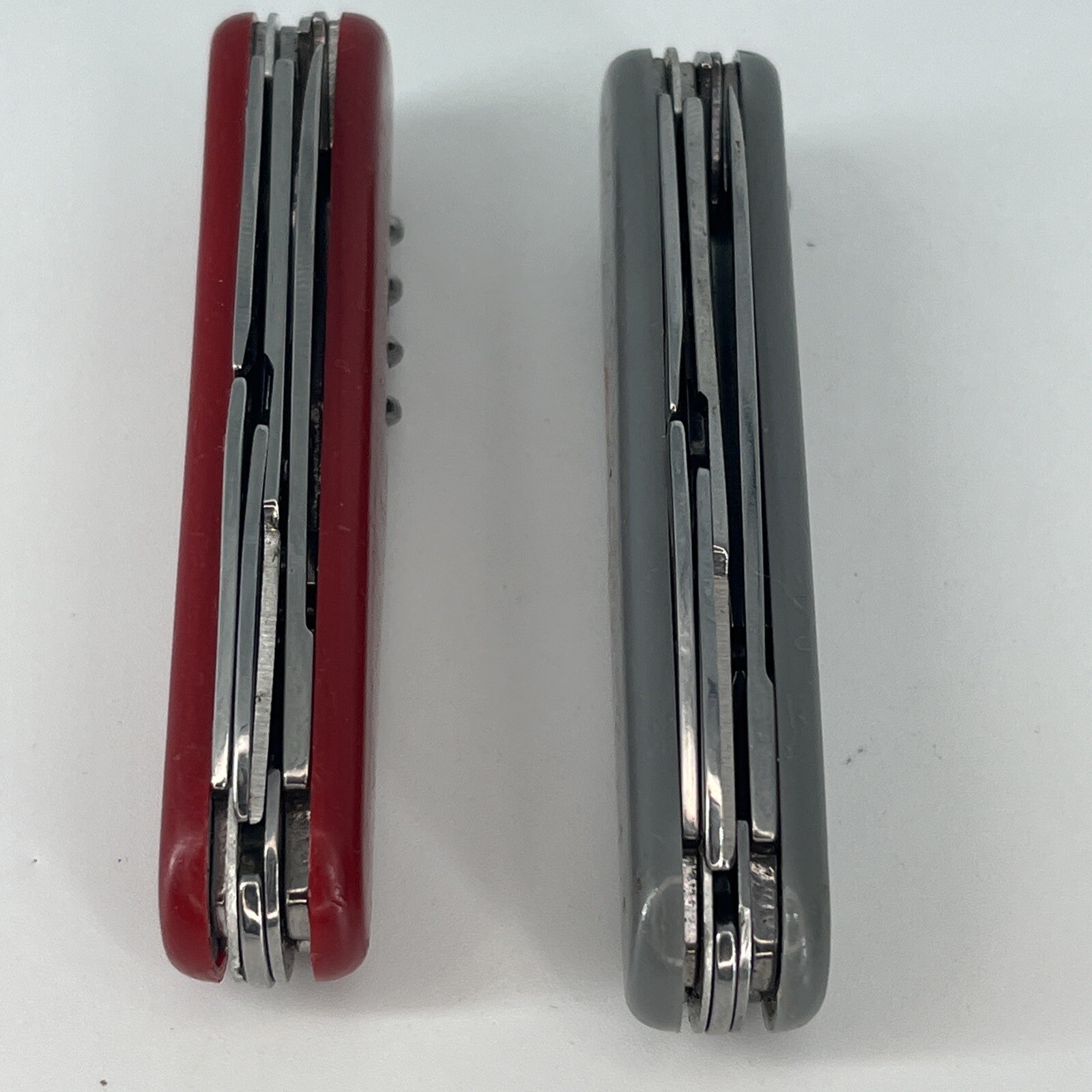 LOT OF 2 Ozark Trail Multi Tool 8-in-1 Pocket Knife – Red & Grey Color SAVE BIG!