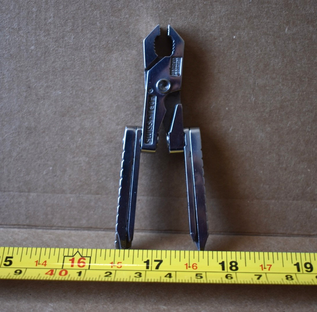 Swiss Tech Keychain Multi Tool Pliers Screwdrivers USED