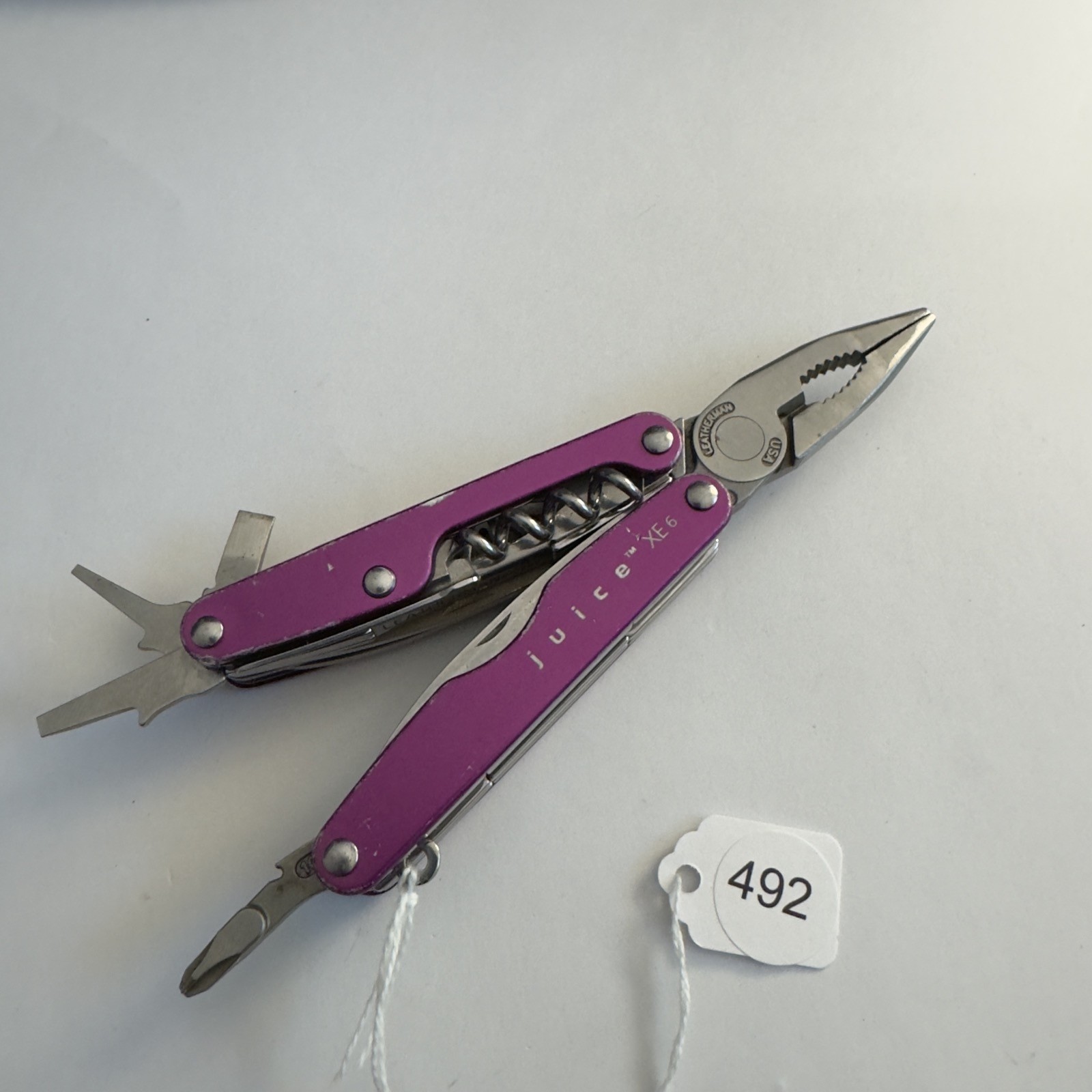 Leatherman Juice XE6 Plier Scissor Multi-Tool Pocket Knife Stainless EDC #492