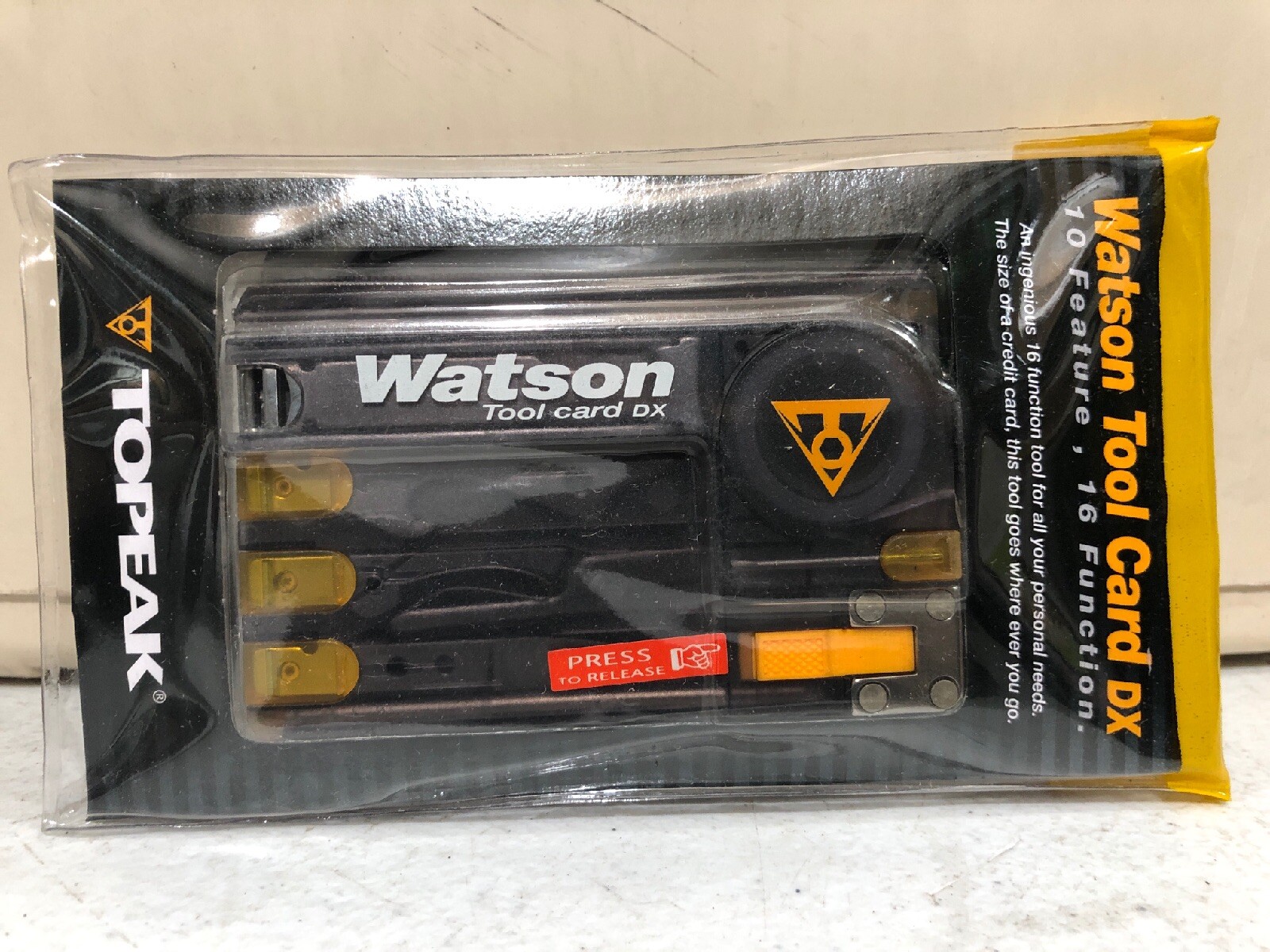 Topeak Watson Tool Card Credit 16 Function Bicycle Camping Multi Tool Style