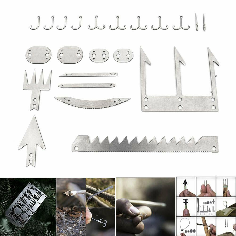 Survival Multitool Credit Card – 22 Tools in 1 By Sirius Survival