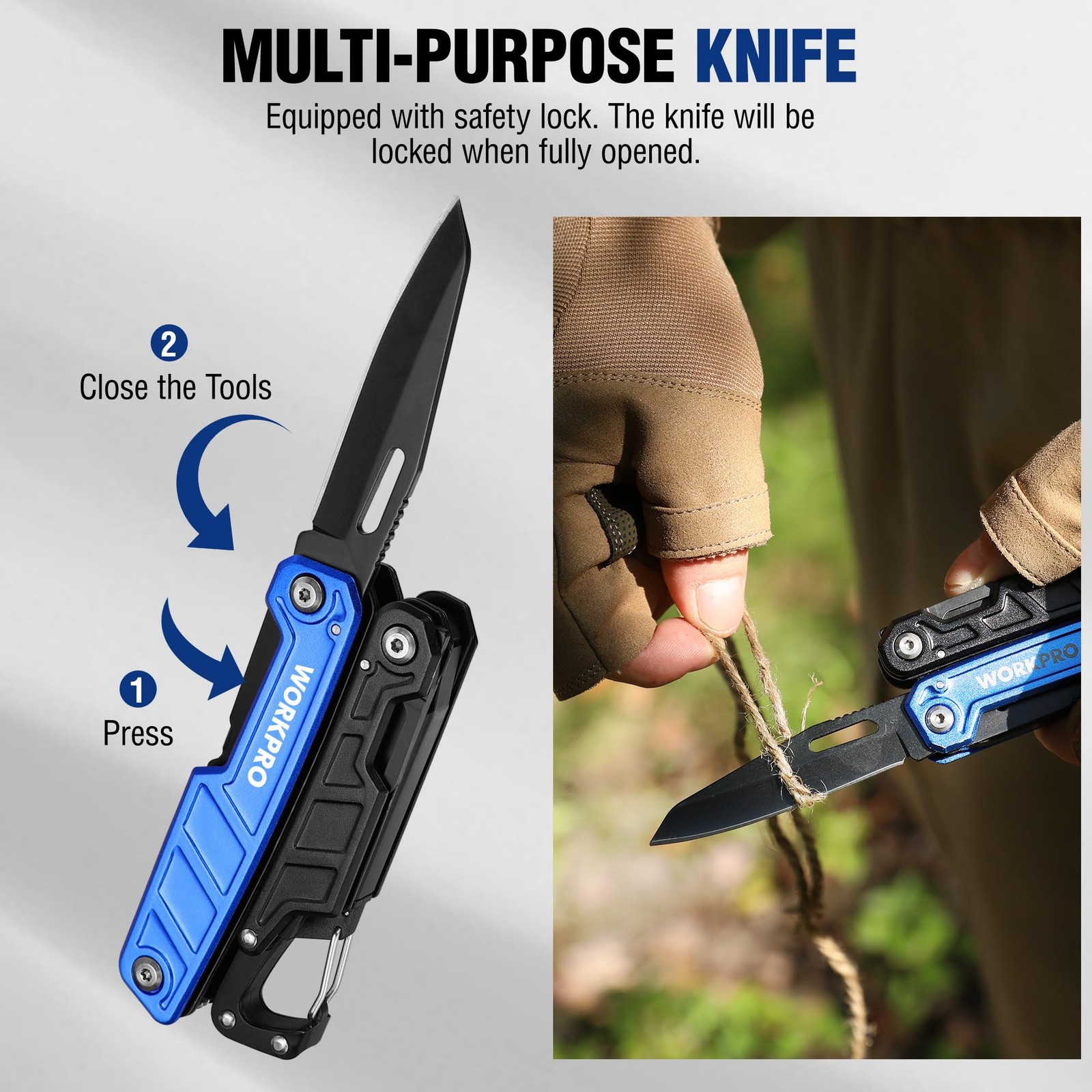 Multi Function Pliers 11in1 Folding Multi Tool Tool Stainless Steel Multifunction…