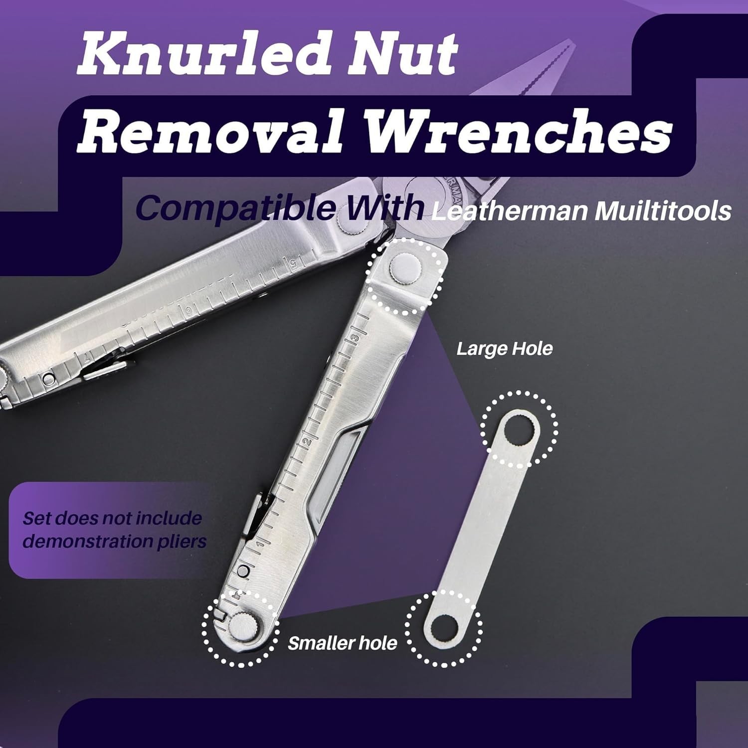 Wrench Set for Leatherman Multi-Tools – Includes 2 304 Stainless Steel Knurled N