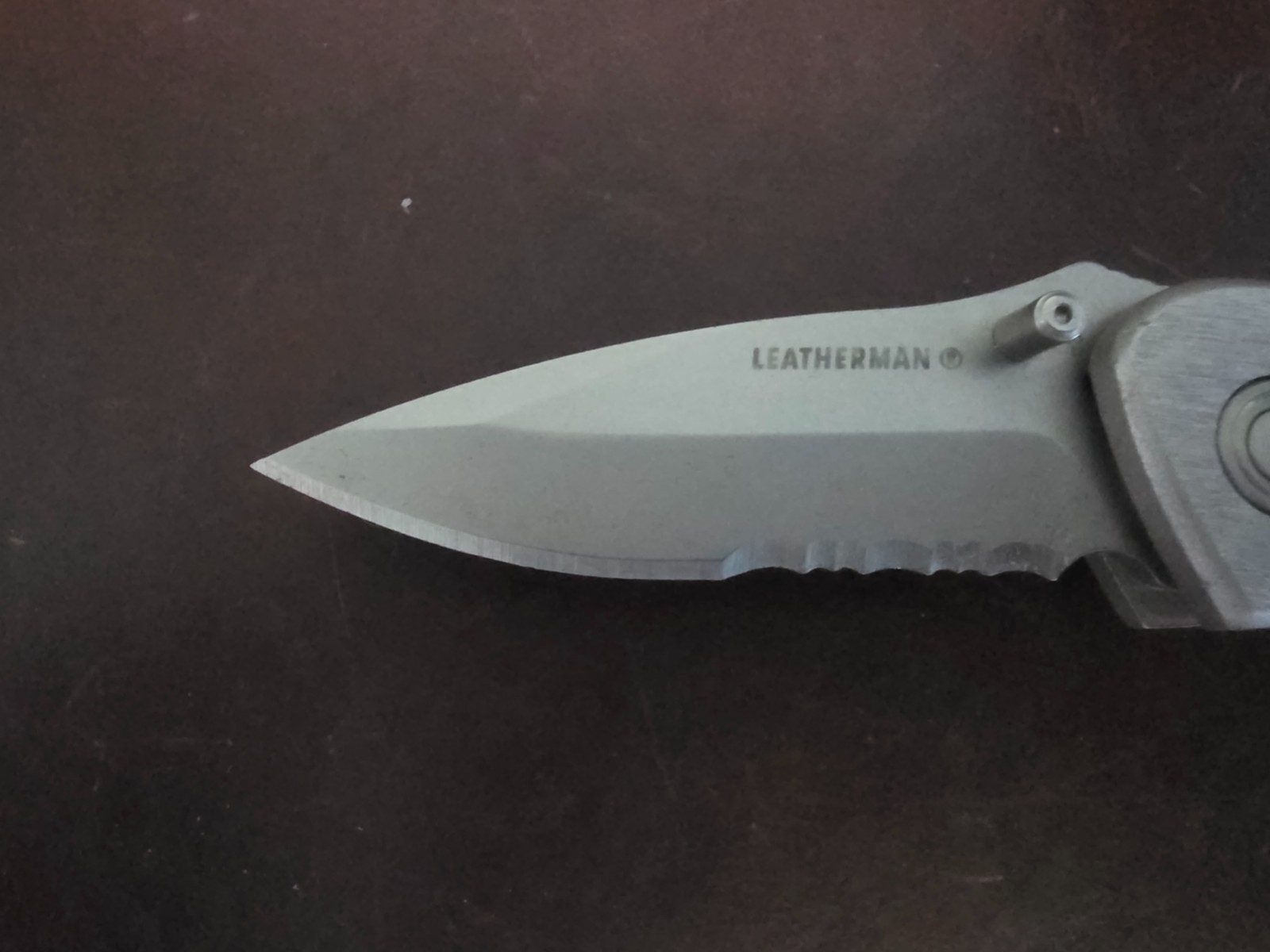 Leatherman C303 Combo Blade Liner-Lock W/Carabiner Folding Knife 067d