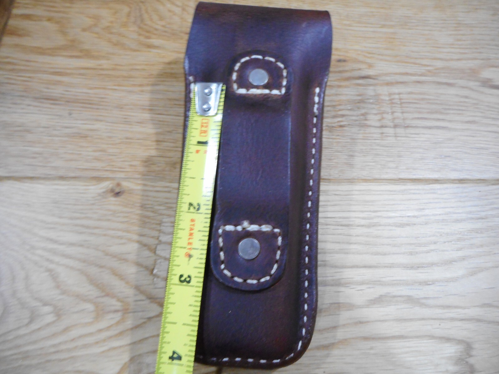Gerber MP600 or Diesel multi tool leather sheath. Sheath only. Buffalo snap