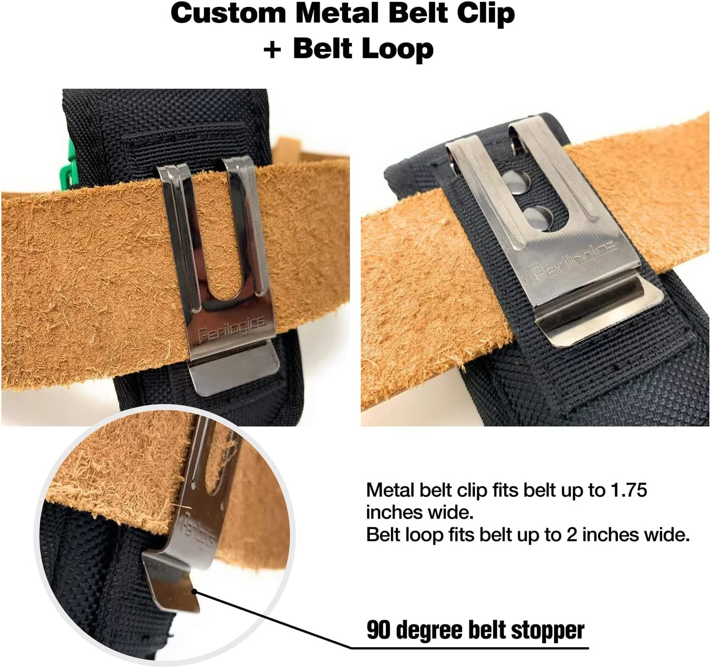 Magnetic Tool Sheath for Leatherman – Nylon Belt Pouch Fits Wave Plus, Wingma…