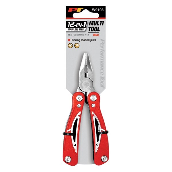 12-in-1 Anodized Aluminum Mini Multi Pliers Set w Merchandising Box