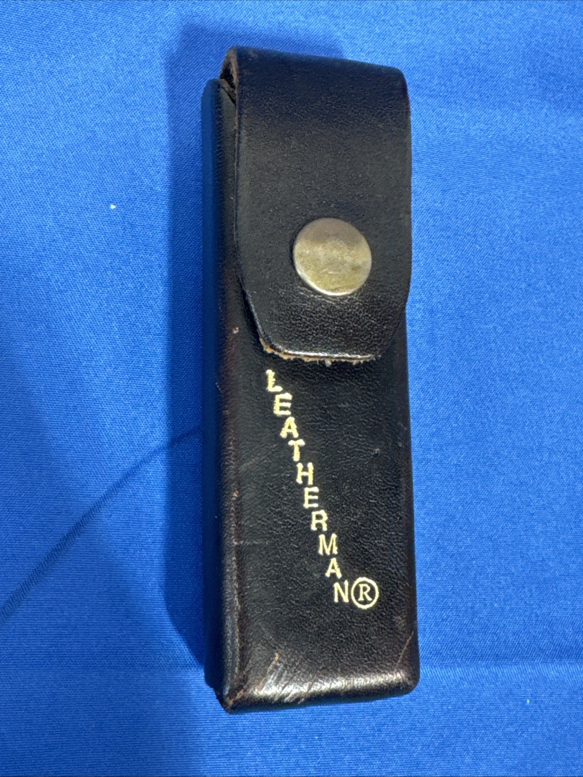 Vintage Leatherman Multi-Tool Dark Brown Leather Sheath/Case Only — Great