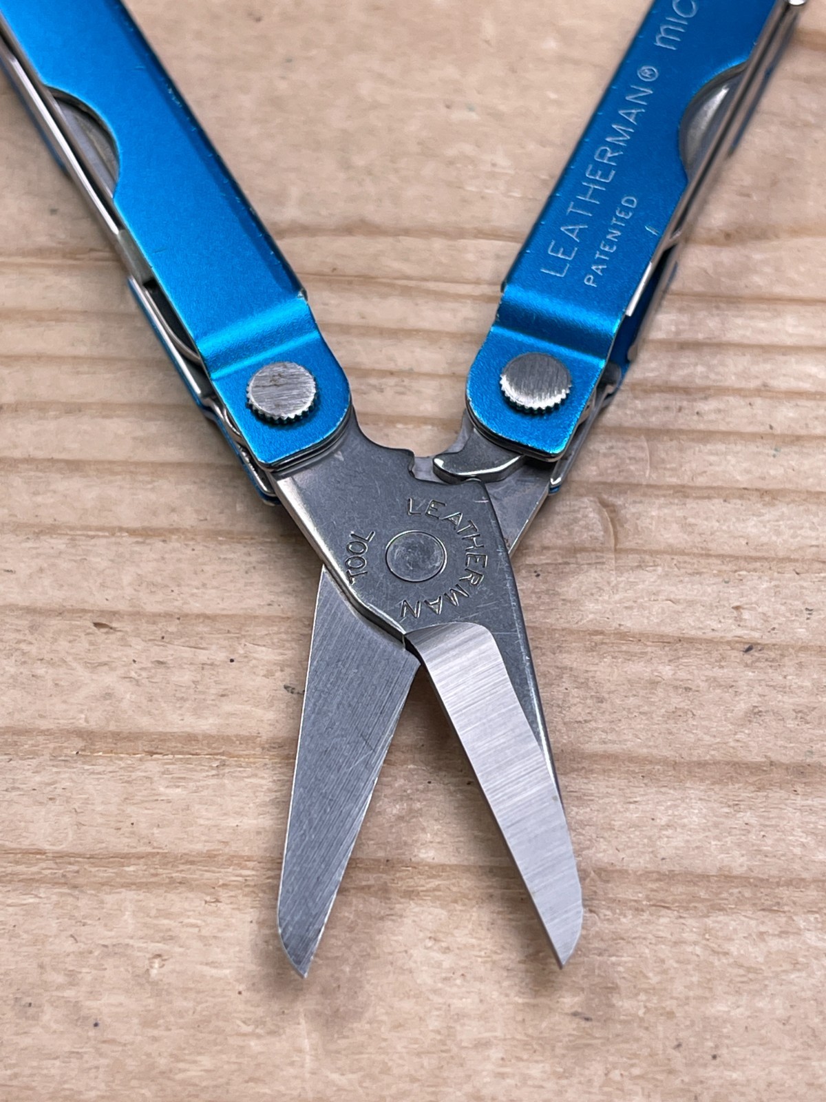 Leatherman Micra Blue Anodized Aluminum Multi-tool Knife w/ATF Logo 05/07