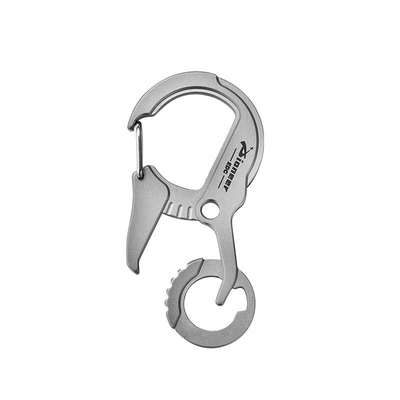 EDC Titanium Alloy Multi tools Personalize Keychain Bottle Opener Outdoor Buckle